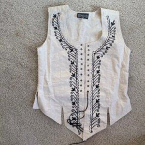 Medieval Renaissance Costume Cosplay Bodice - natural/beige S/M